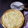 Quiche de calabacín y gambas