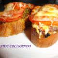 TOSTADAS DE PIZZA DE TOMATE