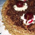 TARTA DE HOJALDRE Y CEREZAS