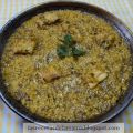 Receta de Arroz con bacalao y coliflor