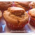 Muffins de mantequilla de cacahuete y plátano