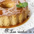 Flan casero de café bombón