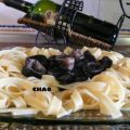 Cintas con Chipirones y gambas
