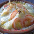 Gratén de queso y tomates