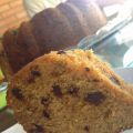 Bizcocho de calabaza, nueces y chocolate
