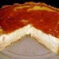 Tarta de queso fresco con dulce de leche (f)