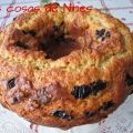 BIZCOCHO DE QUESITOS CON PASAS Y NUECES
