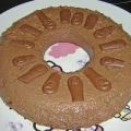 Flan de chocolate y café