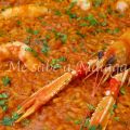 Arroz meloso con cigalitas malagueñas