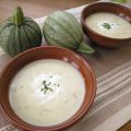 Crema fría de calabacín y yogur