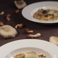 Risotto de setas y foie de pato