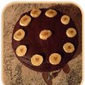 Tarta de plátano y chocolate
