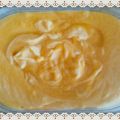 Helado de yogur de melocotón (con heladera)