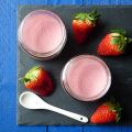 Panna cotta de fresas. Reto #Asaltablogs.