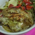 Librito de seitán con verduras a la plancha