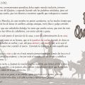 CARTA  MISTERIOSA DEL DÍA DEL LIBRO. DON QUIJOTE
