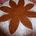Bizcocho de cítricos, con harina de galletas.