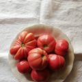 Carpaccio de tomate con 
