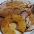 Lomo de cerdo asado con piña