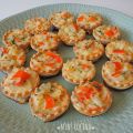 Mini quiches de cangrejo de Las Hermanas