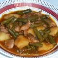 Judías verdes con pollo