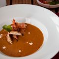 Crema de nécoras y gambón