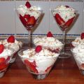 Copa de Fresas con nata estilo Chao.