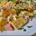 Ensalada de arroz tierra y mar
