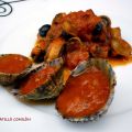 LAPAS O LLÁMPARES EN SALSA CON CHORIZO ASTURIANO