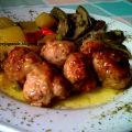 Albóndigas  con  Verduras  y  Alcachofas
