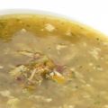 Sopa de trigo con pollo