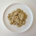 Solomillo con crema de queso azul