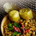 Lentejas con alcachofas {Cocina sefardí}