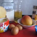 Bizcocho y magdalenas de mango