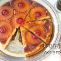Tarta de queso, coco y piña