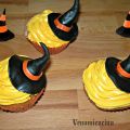 Cupcakes de bruja. Receta de Halloween