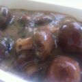 Champiñones en salsa