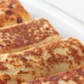 Crêpes rellenas de bechamel con jamón y queso[...]
