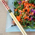 Ensalada de kale estilo asiático