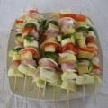 Menú diario de dieta 5/06: Brochetas de pavo