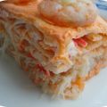 Pastel de mariscos y regalo Albal