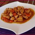 Pollo con almendras