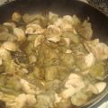 ALCACHOFAS CON CHAMPIÑONES
