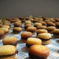 Mini galletas rellenas de chocolate