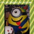 TARTA MINION PARA LOURDES!!!!!