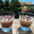 Mousse de nocilla y chocolate