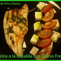 Lubina a la Espalda con Queso Fresco