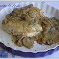 SUPREMAS DE POLLO CON SALSA DE CHAMPIÑONES