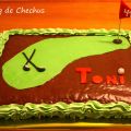 Tarta para golfistas