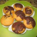 Magdalenas de mandarina y chocolate
